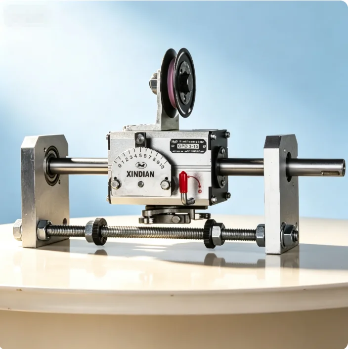 TEBAK Recycling Copper GPD15C Aluminum Alloy Wire Cable Drum Winding Automatic Take Machine Rolling Ring Traverse Drive Model