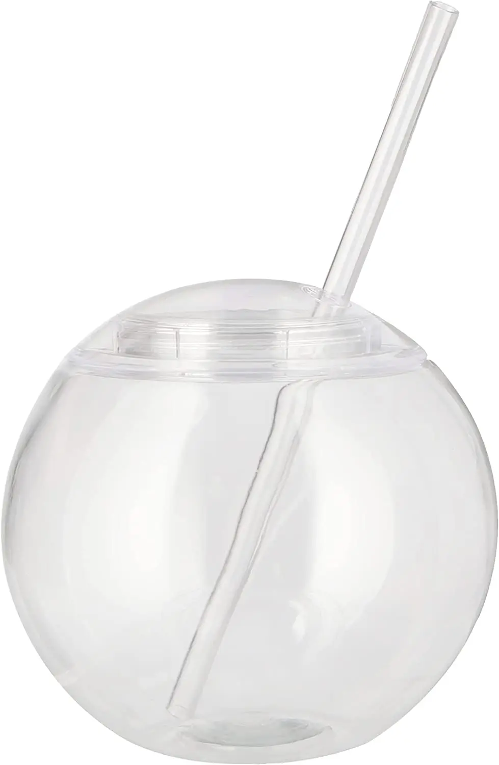 Koi 22 oz пластиковые шариковые чашки для напитков с крышками и соломинками