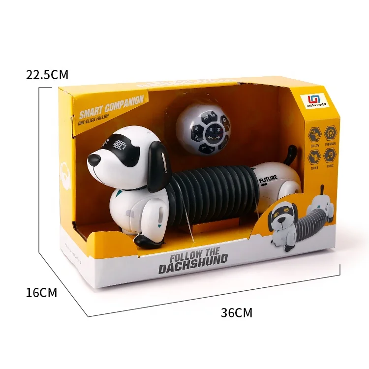 Многофункциональные детские Обучающие игрушки, Электронная радиоуправляемая собака-робот с гибким корпусом для детей