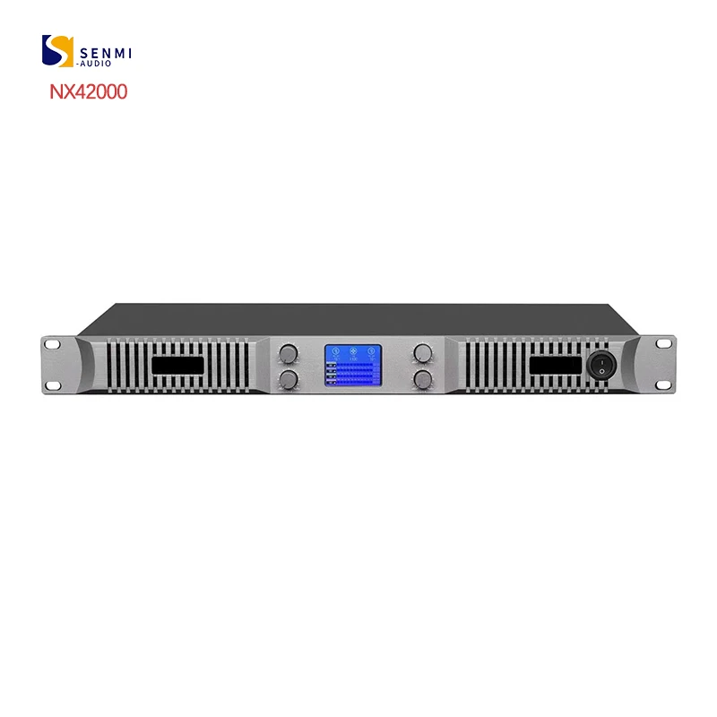 Nx42000 Professional 4*2000w Class D Sound 1u Power Amplifier 4 Channel