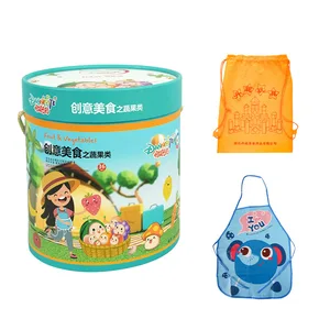 Imaginative Play Kitchen Set 3D Magnetic Cut Fruit and Vegetable Wood Playing House for Children