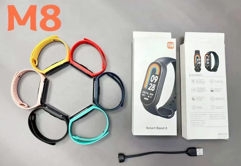 Factory Cheap Price M Smart Watch M8 M7 M6 M5 M4 Smart Band Fitness  Smartband Bracelet Smartwatch M8