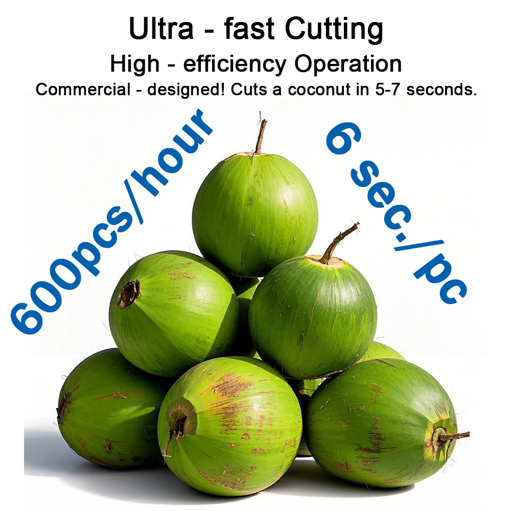 Compact In Stock Coconut Dehusking Machine for Orchards Practical Tool for Coconut Harvesting Processing