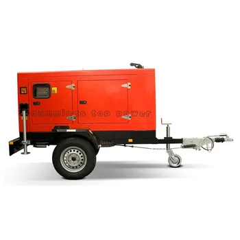 10kw 30kw 50kw 80kw 100kw 160kw electric generator diesel generator trailer type portable type