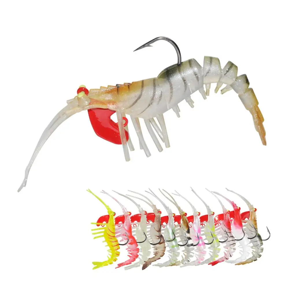 TPR Section Soft Shrimp Fishing Lures