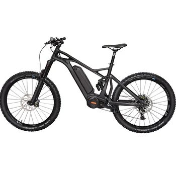 New 27.5er Full Suspension Electric Mountain Bike Carbon Frame Bafang ...