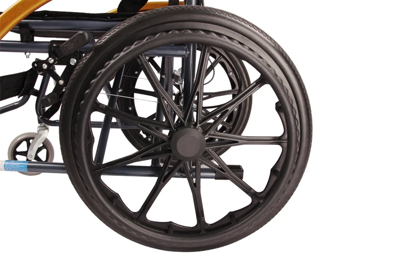 Health Care Supplies Detachable Wheel Chair  Folding Lightweight Manual Wheelchairs for Elderly and Disabled