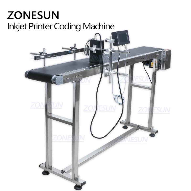 
ZONESUN Высокоскоростной сенсорный китайский цифровой промышленный непрерывный струйный принтер, цена 