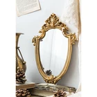 decorative metal gold antique mirror glass metal frame wall mirrors for home decor