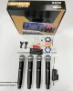 4 conjunto de micrófono negro (2,4G)