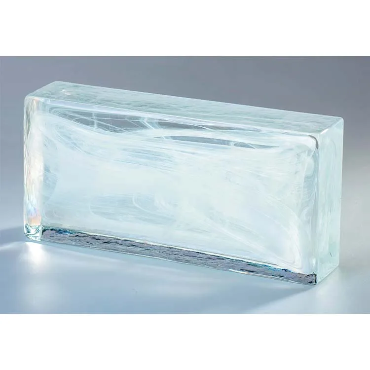 Gold Glass Bricks Blocks Decorative Solid Hot Melt Glass Brick Good Visibility Crystal Building Glass Bricks for Partition Wall
