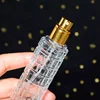 Transparent with gold spray