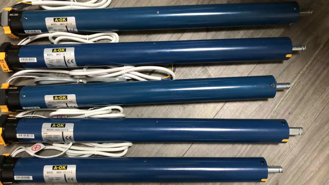 AOK Zip Blinds Motor Built-In Radio Rebound Electric Motor for