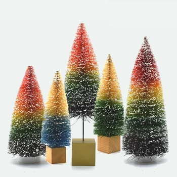 Buy Small Stand Magic Giant Decoration Tree Artificial Flocked Christmas Tree