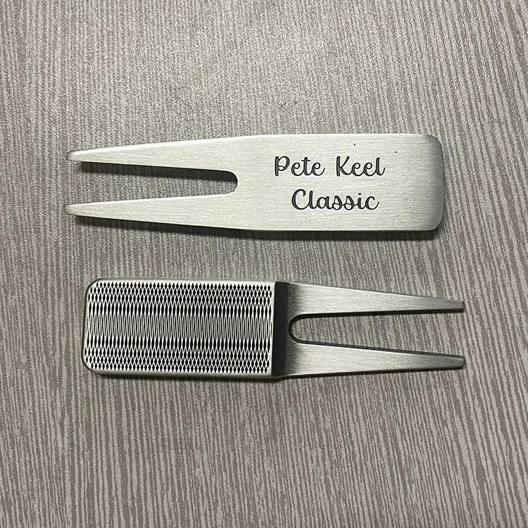 Personalized Metal Gift for Golfers Custom Pitchfork Mark Repair Tool Golf  Divot Tool With Name Engraved