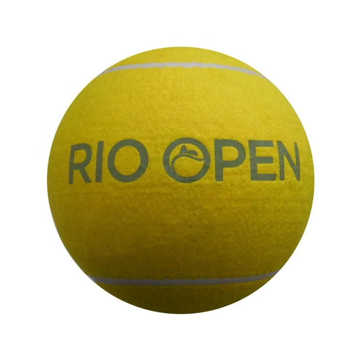 Надутый большой Теннисный мяч из полиэстера 5 дюймов, большой Теннисный мяч