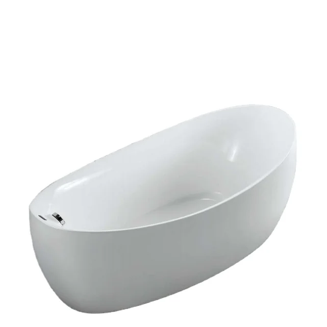 Hot Sell Europe Artificial Solid Surface Stone Bath Tub Bathroom Freestanding Bathtub for Hotel Project