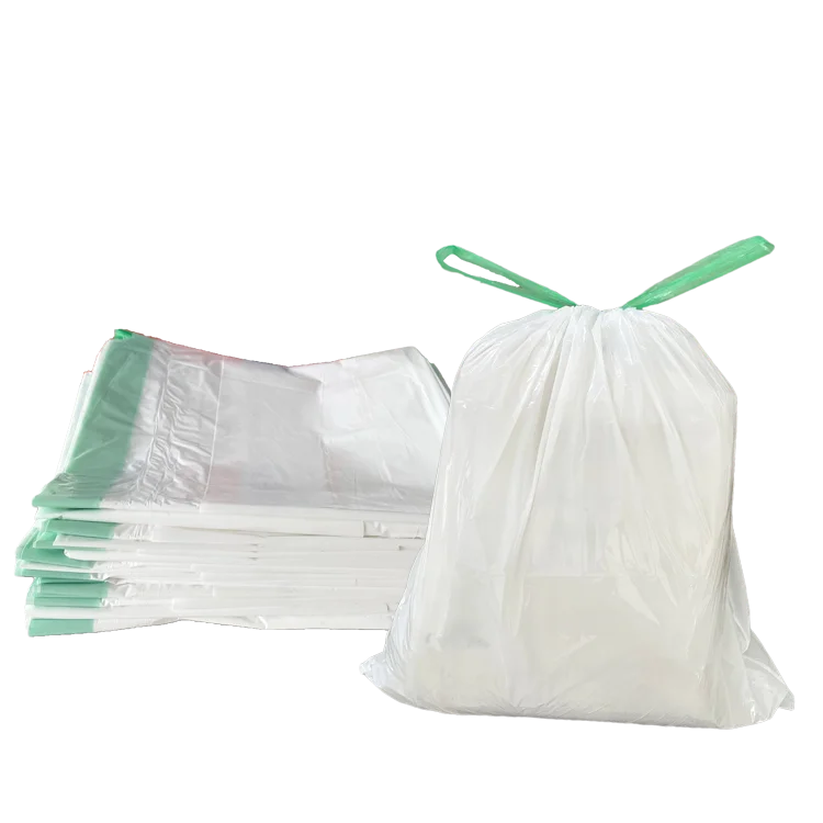 White Trash Bag Fold Custom Roll Manufacturers Plastic 13/30 Gallon