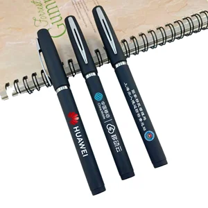 Wholesale Cheap Custom Logo Business Promotional Gel Pens for Office School Use 0.5mm Smooth Writing Plastic Gift Pens with Logo