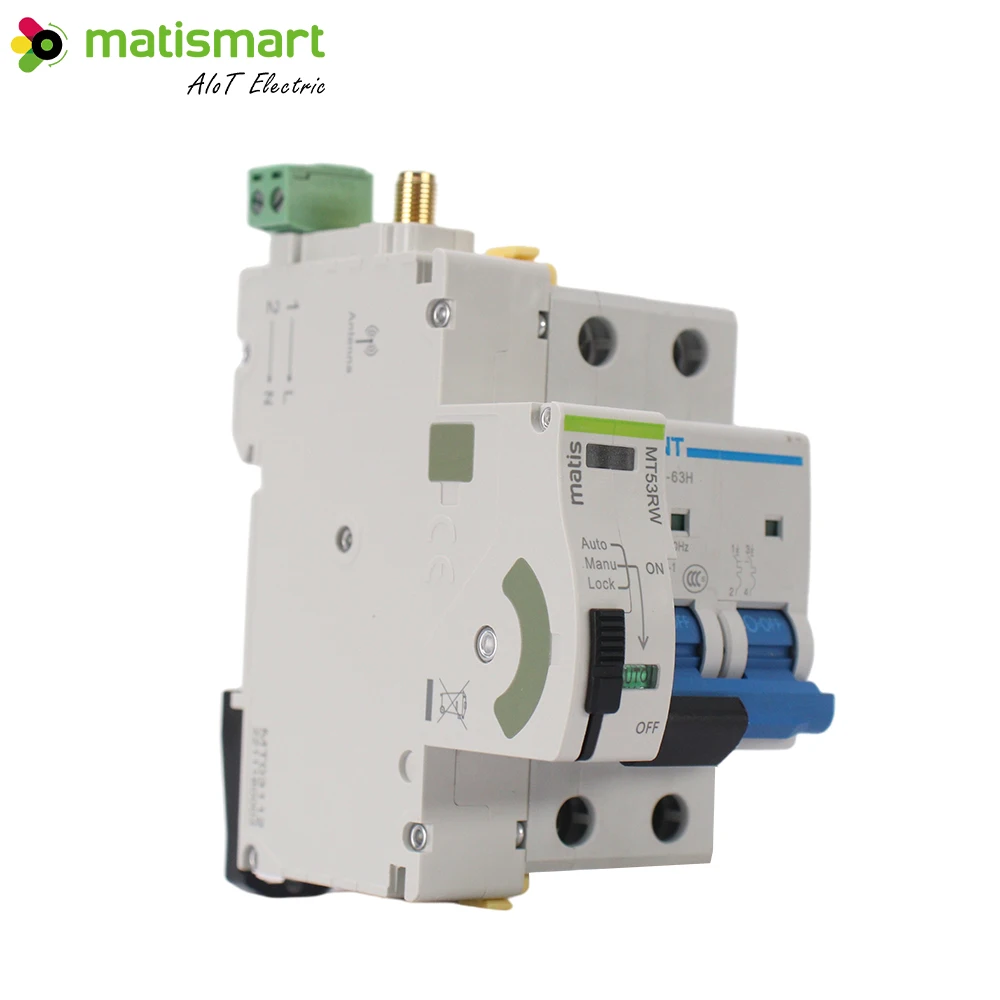 Wifi Ac Circuit Breaker Timer Remote Control 3 Phase Smart Recloser Circuit Breaker