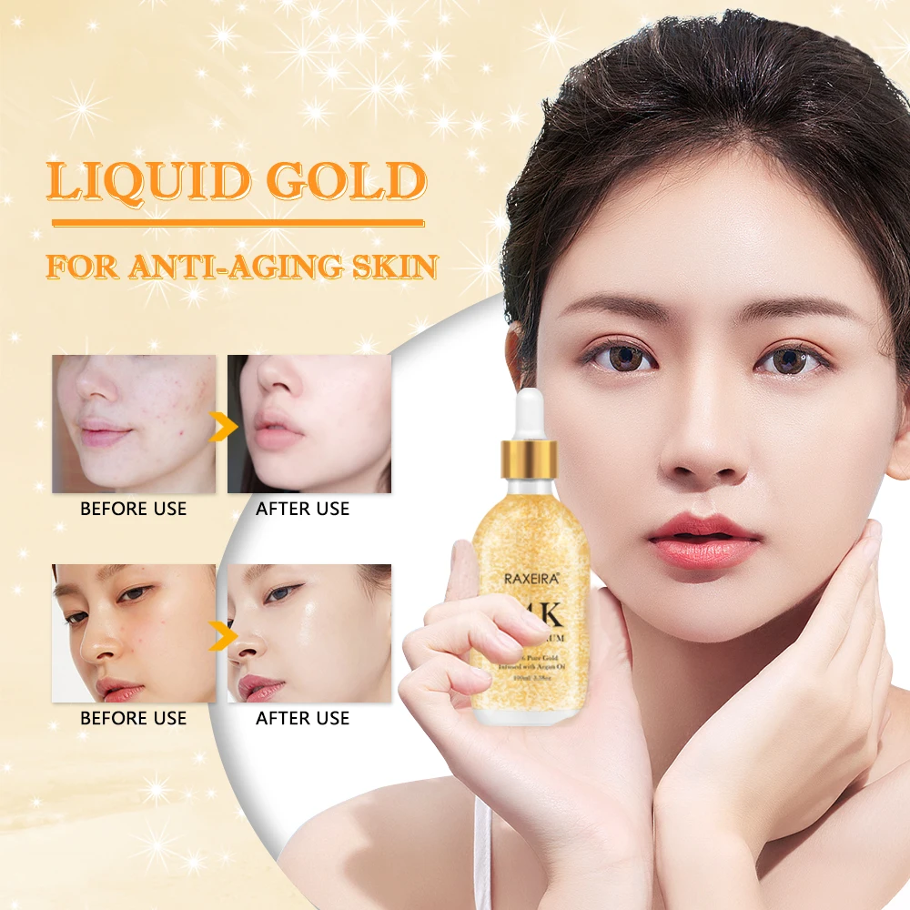 Alibaba.com: 24K gold facial serum with nicotinamide for brightening ...