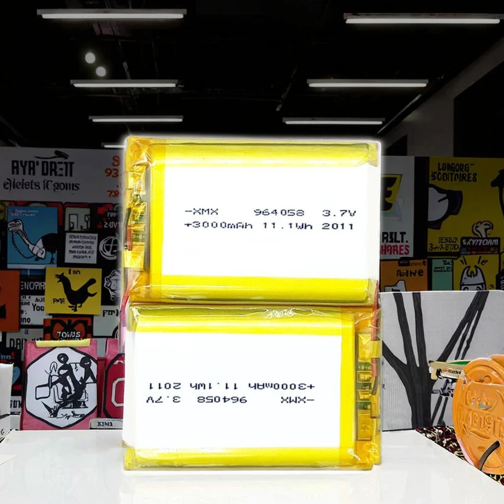 964058 3.7V 3000mAh Rechargeable Li-Polymer Battery-High Energy Density Stable Performance in Stock for Medical Reading Devices H9cdfbe08b90746c59ce6071e0fcc79a8T