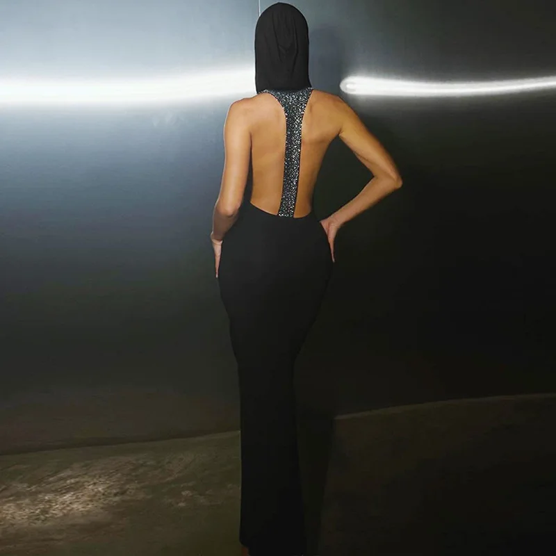 Sexy Lingeries New Fashion Hooded Dress Women Backless Long Dress|  Alibaba.com