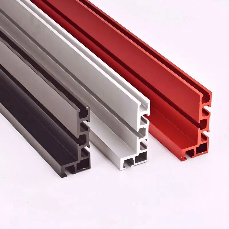 TEBAK W-07 Aluminium Profile Fence T Track Slot Sliding Brackets Miter Gauge Fence Connector for Woodworking Router/saw Table