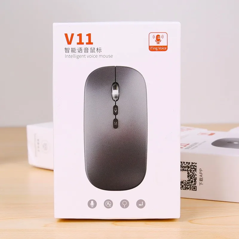 AI Voice Typing Mouse - Silent Office Wireless 2.4G USB