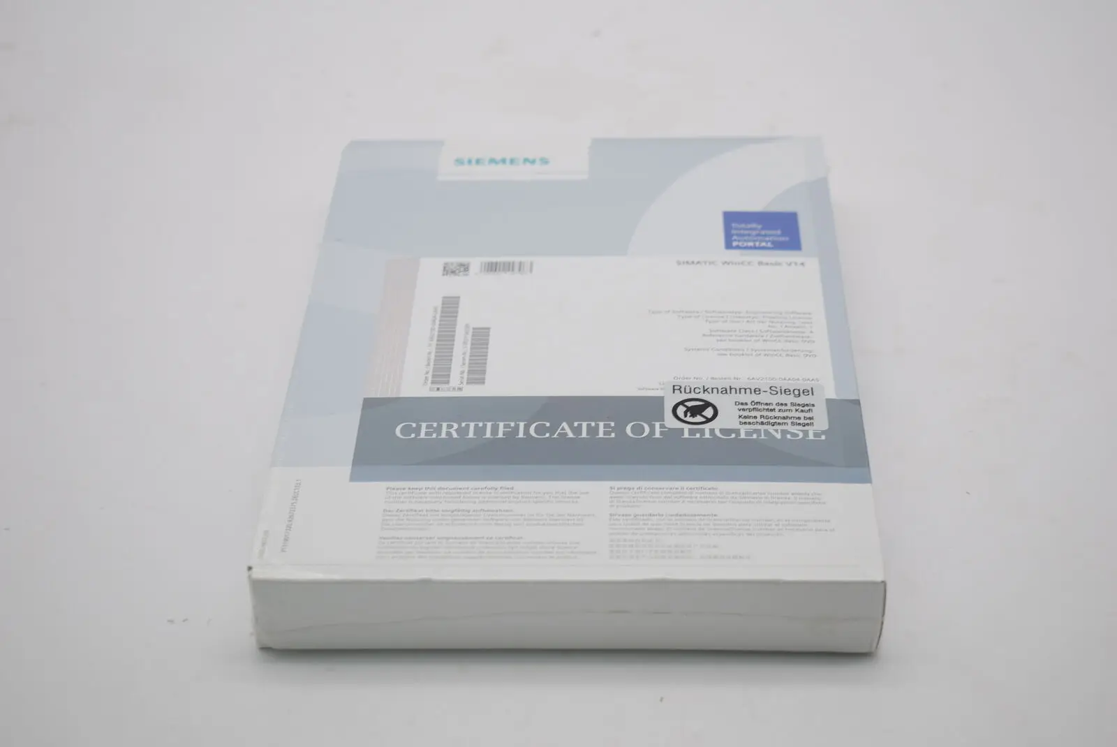 Siemens Simatic Wincc Basic 6av2100-0aa04-0aa5 (6av2 100-0aa04-0aa5 ...