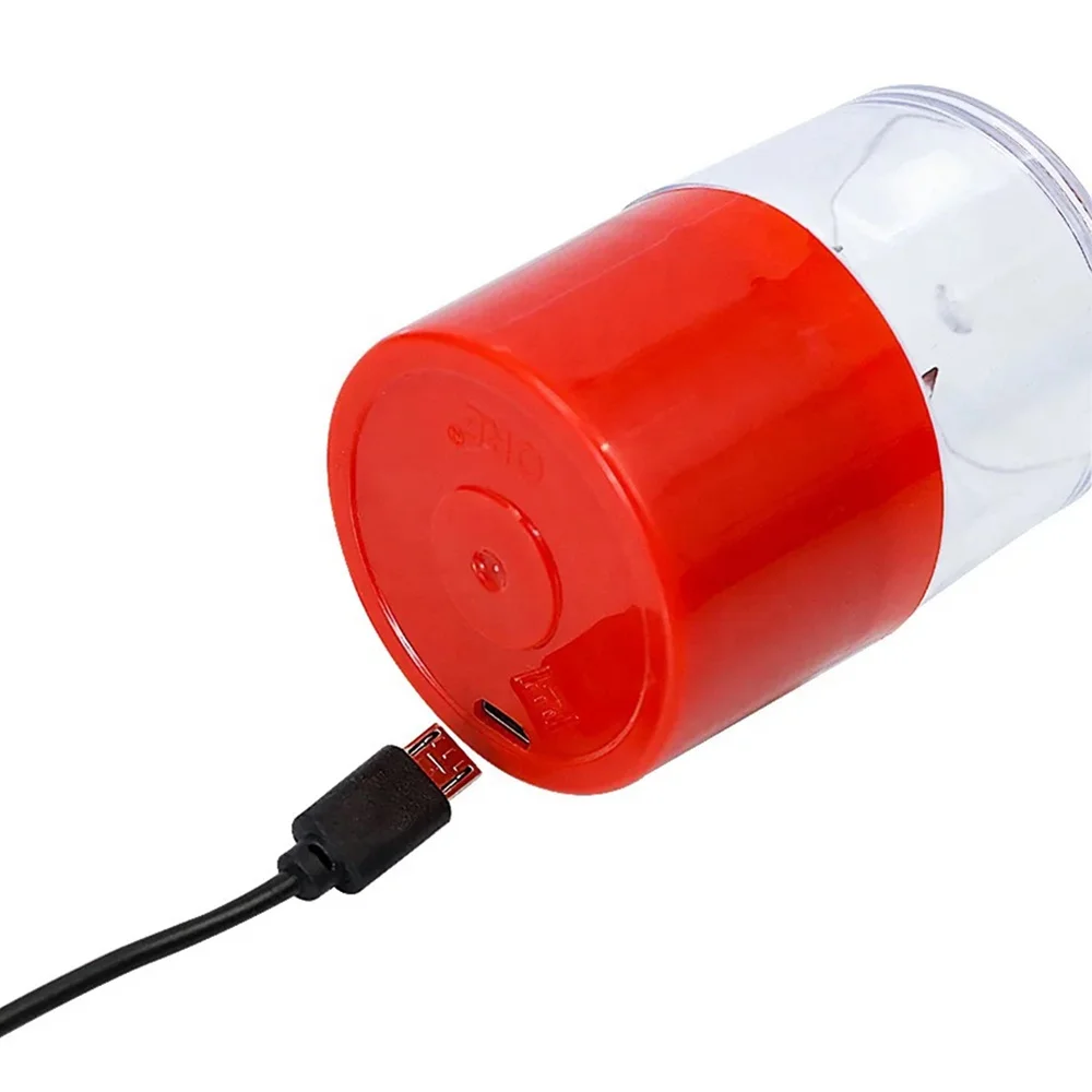 Multi Color Portable USB Charging Automatic Herbal Dry Flowers Tea Crusher Electric Herb Grinder