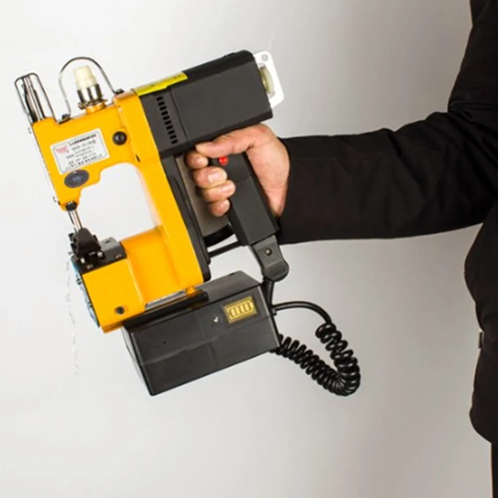 MXBAOHENG Machine à Coudre Closer Stitcher avec 2 Batterie 18 V 5200 mah Sac d'emballage électrique couture machine à vitesse réglable 500-14800RPM riz/ sac/tissé/papier/sacs en plastique GK9-900D MXBAOHENG Machine à Coudre Closer Stitcher avec 2 Batterie 18 V 5200 mah Sac d'emballage électrique couture machine à vitesse réglable 500-14800RPM riz/ sac/tissé/papier/sacs en plastique GK9-900D