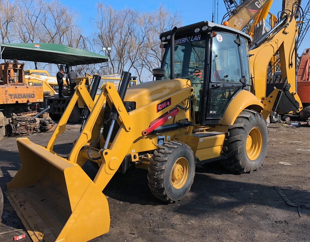 High Quality 4x4 Cat 420f Used Backhoe For Sale /used Caterpillar 420f ...