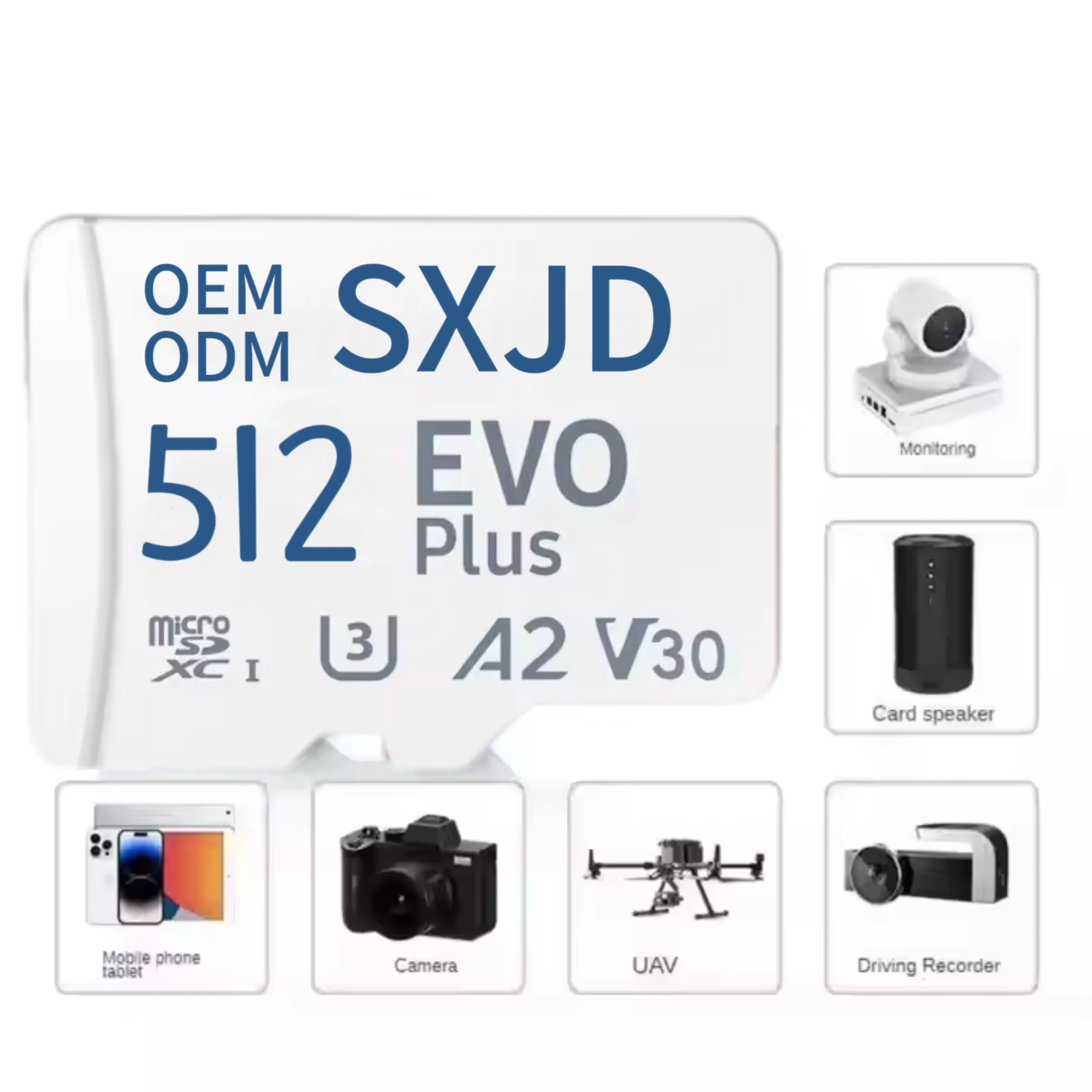 Factory High-Speed Micro TF/SD Card 32GB 1TB Class 10 U3 128GB Phone Memory Card 256GB for Wii PS Vita 32GB 1TB Scan Disk for