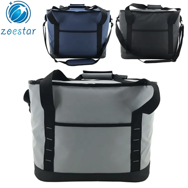 Waterproof Tarpaulin Cooler Tote Bag Large Capacity Food Drink Can Holder Carrier Insulated Bag