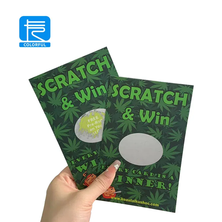 Free Design Personalized Custom Game Playing Naughty Scratch Card With Random Code