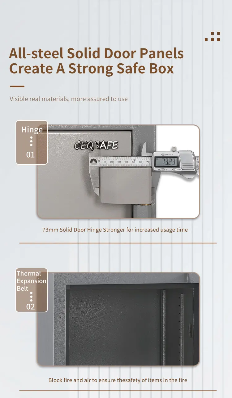 CEQSAFE Fireproof Office Home Safe Money Metal Safe Box Fireproof Safes supplier
