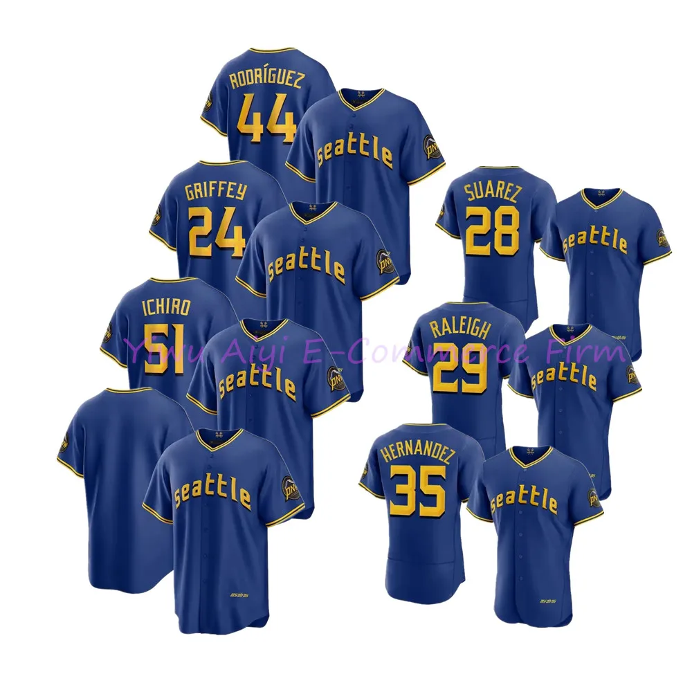 Wholesale 2023 City Connect Men Youth Women Seattle Ken Griffey Jr Julio  Rodriguez Ichiro Suzuki baseball jersey From m.