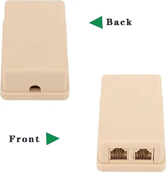Phone Modem Lines Rj11 Adsl Modem Phone Rj11 6p4c To 2 Female Phone Jack Box Buy Phone Line