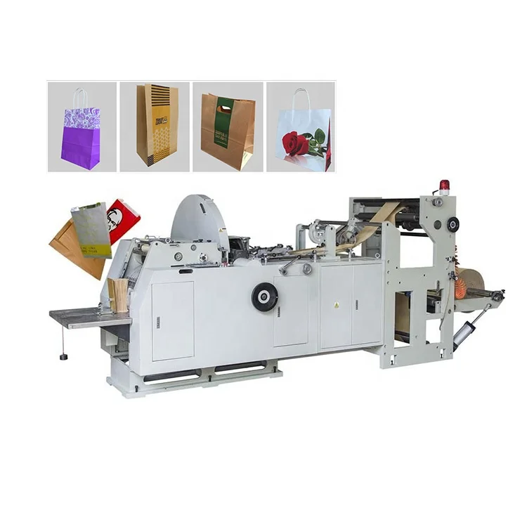 Factory Price Production High Speed Small Cheap Paper Bag Making Machine
