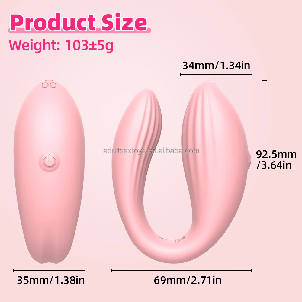 New Liquid Silicone Partner Vibrator - App Controlled Sex Toys for Couples