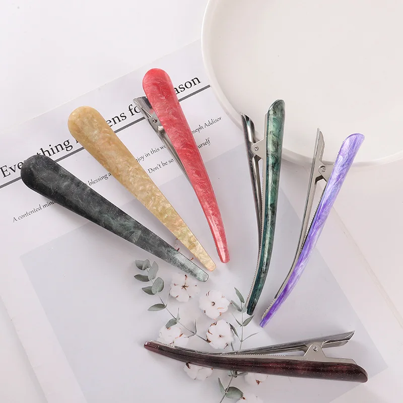 Модные классические аксессуары под крокодиловую кожу 30 цветов профессиональные заколки для волос заколка укладки