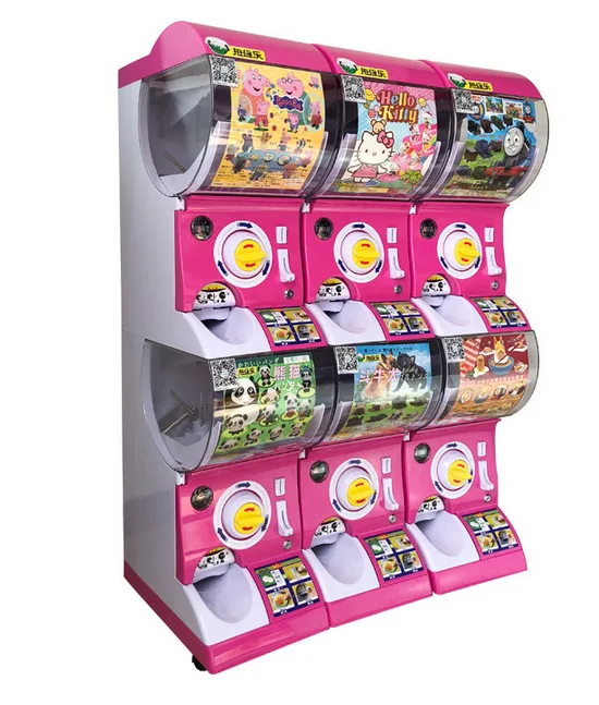 Mini Coin Pusher  Vending Machine Arcade Game Station for Token Credit Card Gacha Vending Capsules Made of Zinc Alloy
