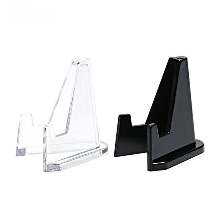 Clear Challenge Coin Holder Plastic Coin Stand Medallion Display Stand