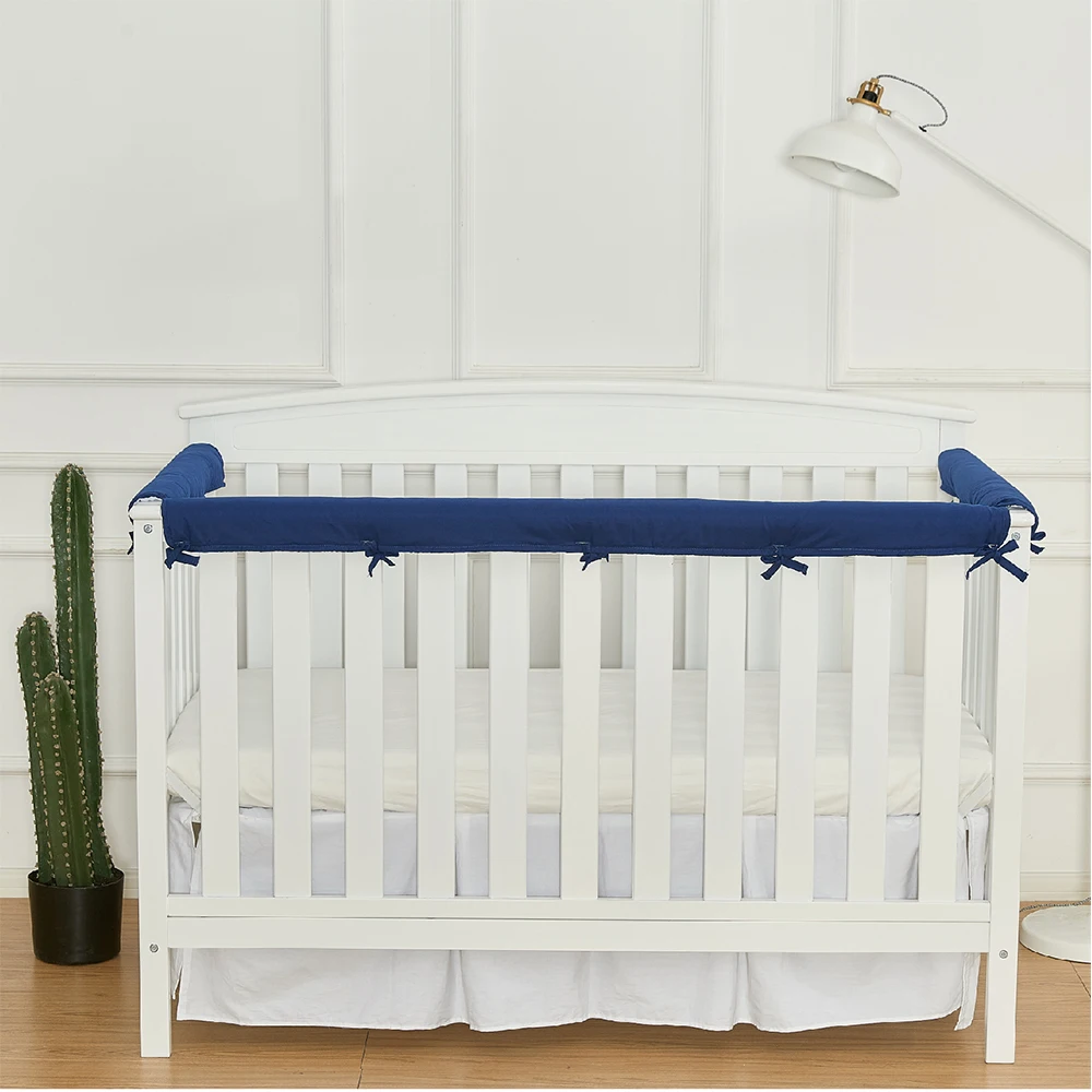 3piece Baby Crib Bumper Cover Protector Set For Standard Cribs Long