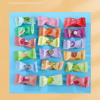 12 Flavor Vitamin C Sugar-Free Mint Chewing Gum Hard Fresh Breath Kissing Candy for Hospitality Hot Pot Hotel Fruit Flavors Bulk