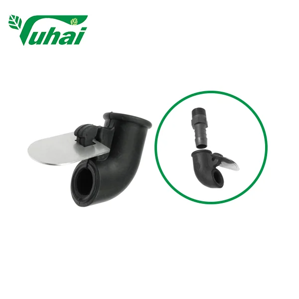 Stainless Steel Drain Valve Drip Valve with Flap | Sanitary Outlet Valve for Milking Machine and Dairy Equipment