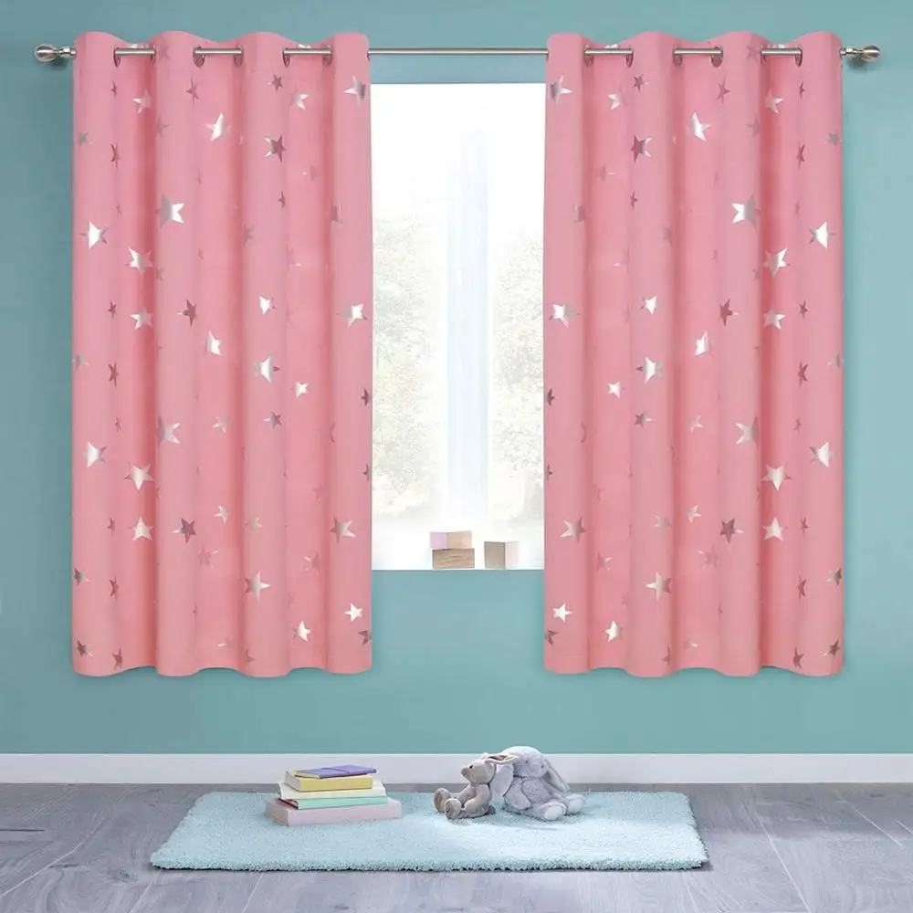 Шторы Блэкаут Детские Из Серебристой Фольги С Принтом - Buy Pink  Curtains,Kids Curtain,Kids Blackout Curtain Product on Alibaba.com