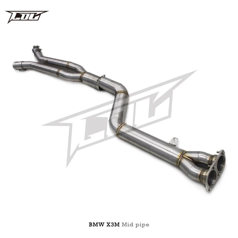 Mid Pipe For Bmw X3m/x4m F97/f98 3.0t 20192023 Stainless Steel Exhaust