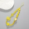 K2410 Cadena para teléfono cuadrada de pato - Pato amarillo